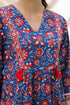 Floral Print Cotton Empire Top